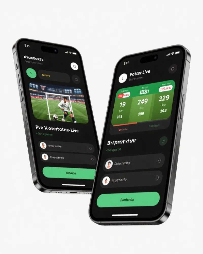 足球竞猜App界面展示